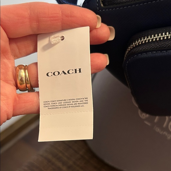 Coach Dark Blue Belt Bag - Picture 7 of 8